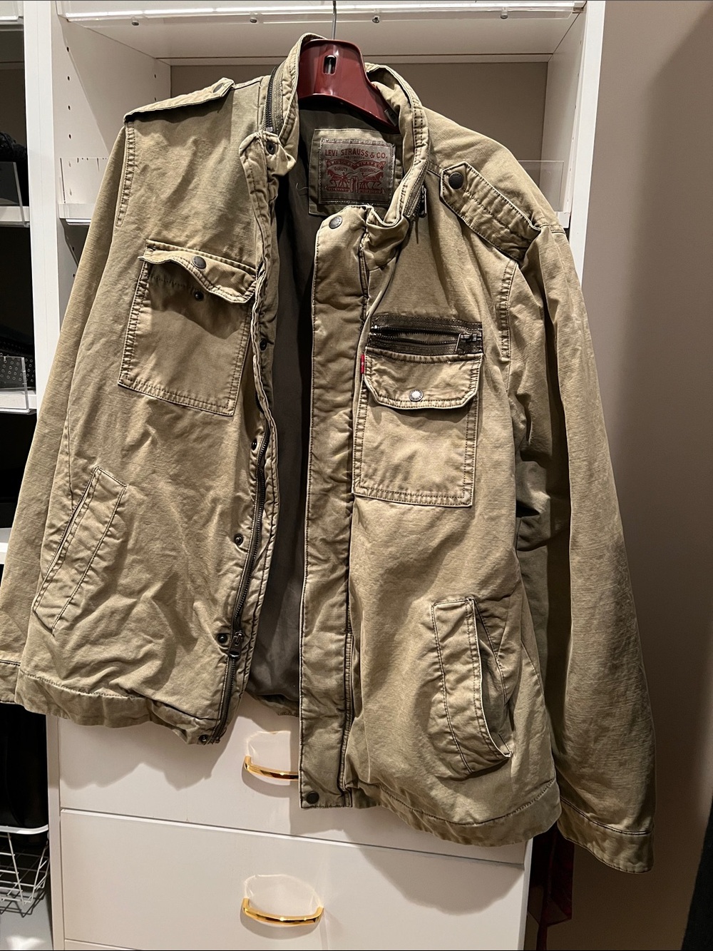 Levi's Military Field Jacket in Olive